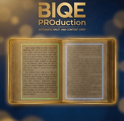 BIQE PROduction: Automatic cropping for 100% reliable scan results